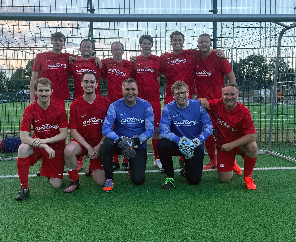 Die Austing-Mannschaft beim Lohner Kunststoff-Cup